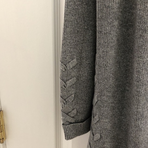 Banana Republic Petite Open Cardigan Braid detail MP, NWT - Picture 3 of 8